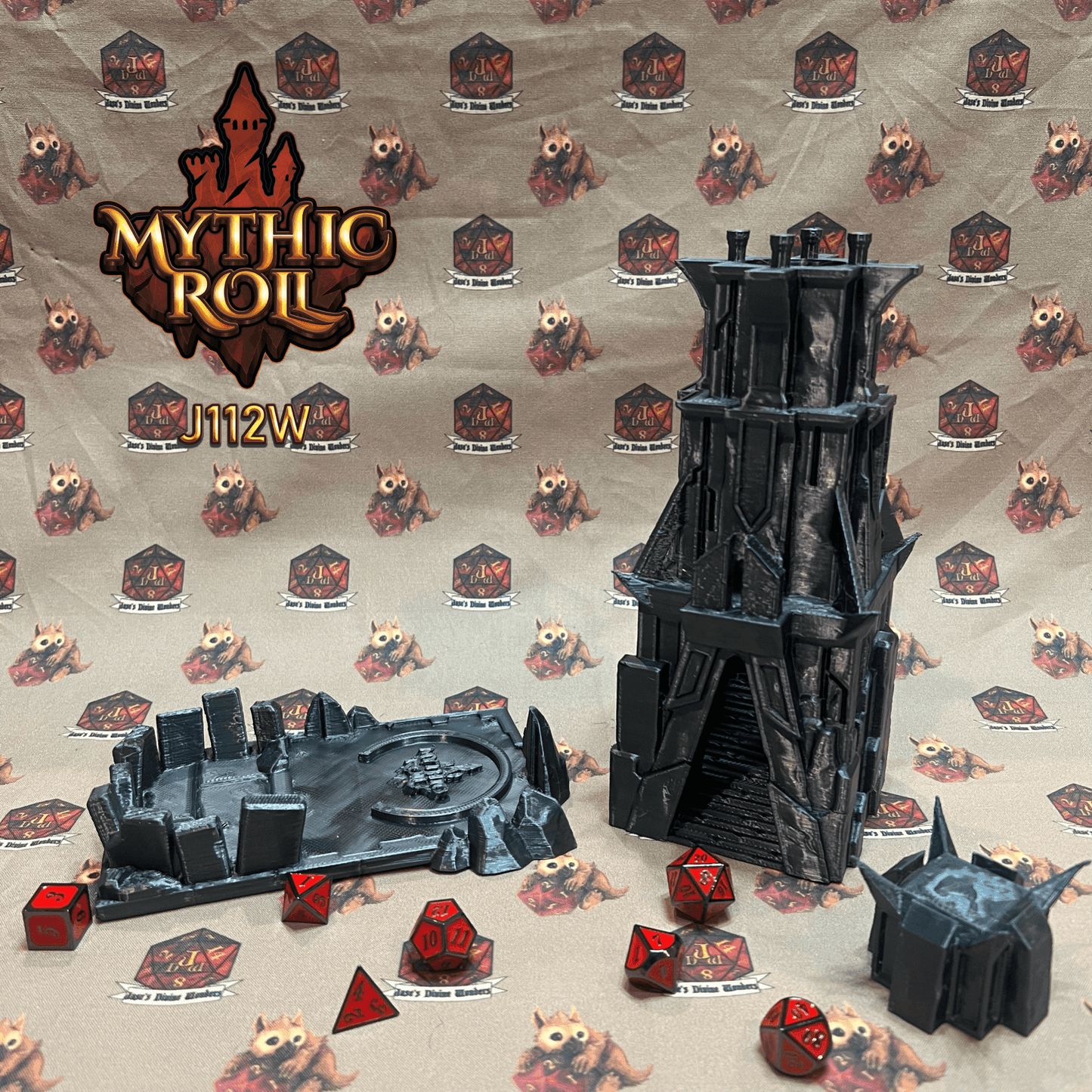 Mythic Roll Dice Tower - Monolith - Black