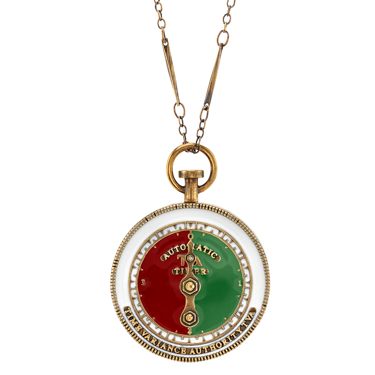Marvel X RockLove MARVEL STUDIOS LOKI TVA Stopwatch Necklace - 