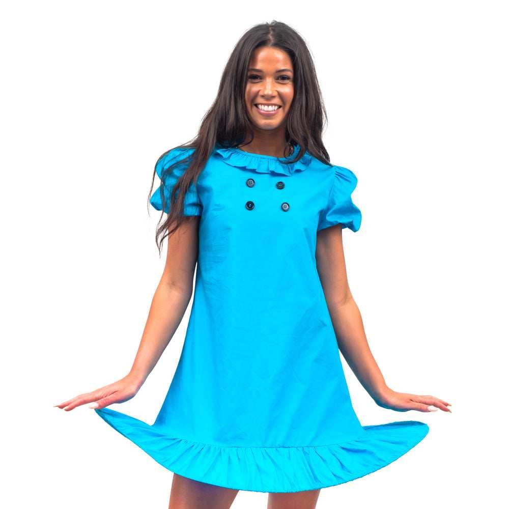 Lucy Blue Dress Women's Halloween Costume Cosplay - S