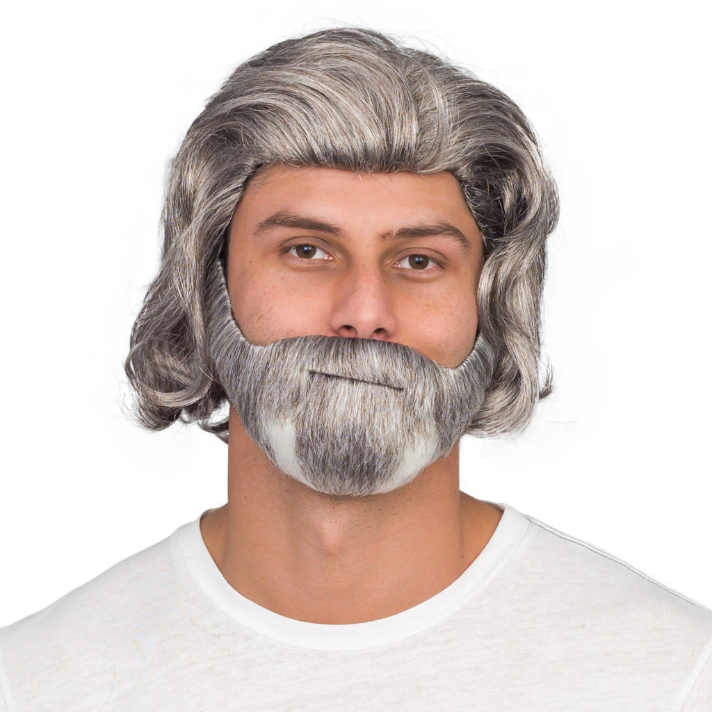 Luke Sky Wars Movie Deluxe Halloween Cosplay Costume Accessory Wig/Beard Set