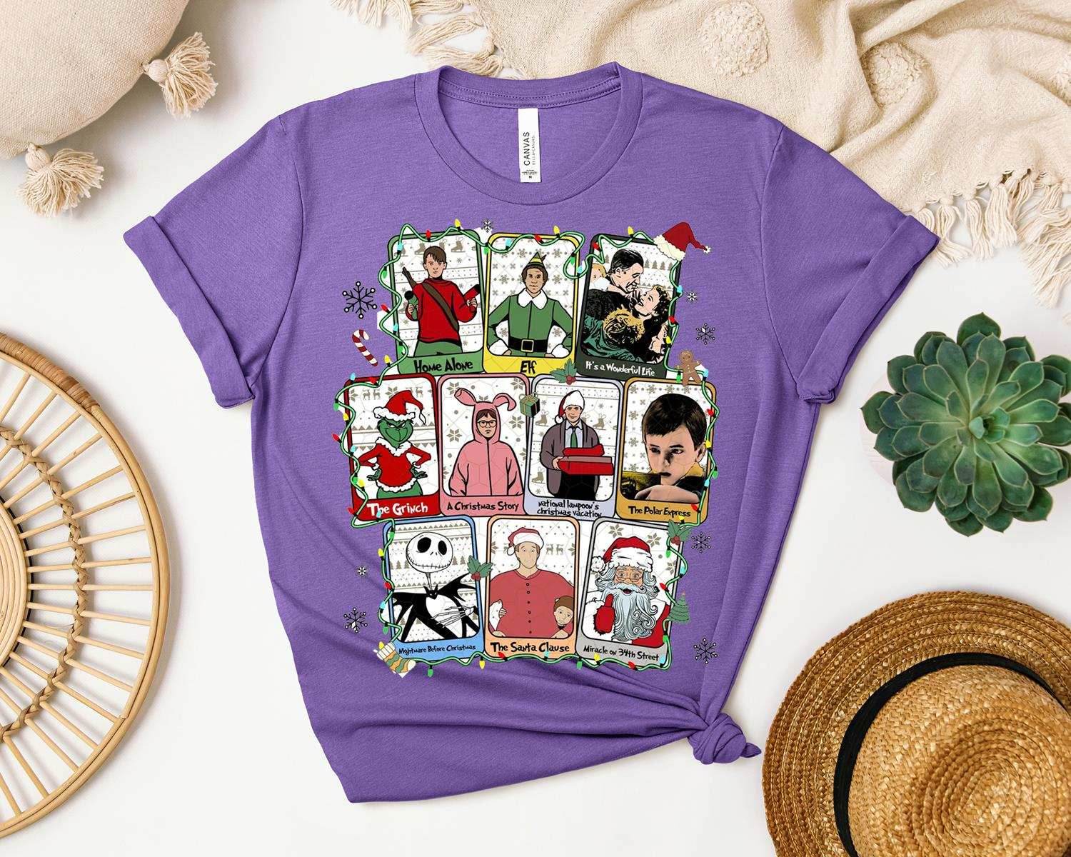 Christmas Movies Tarot Graphic Tee - S