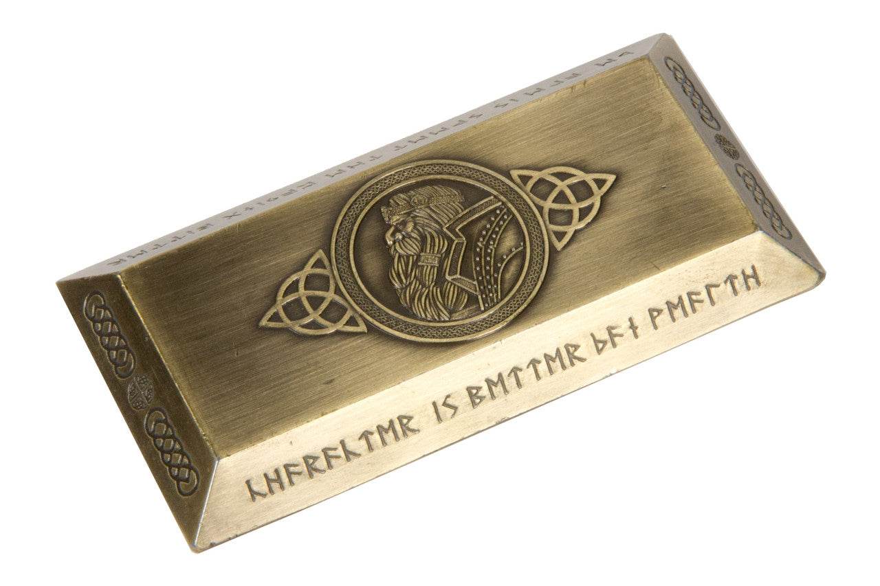 Fantasy Coins - Large Antique Gold Dwarven Bar (1) - 