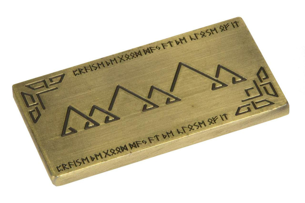 Fantasy Coins - Small Antique Gold Dwarven Bar (1) - 