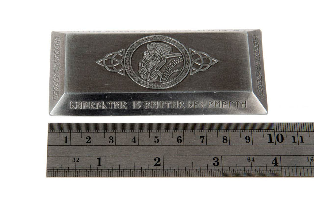Fantasy Coins - Large Antique Silver Dwarven Bar (1) - 