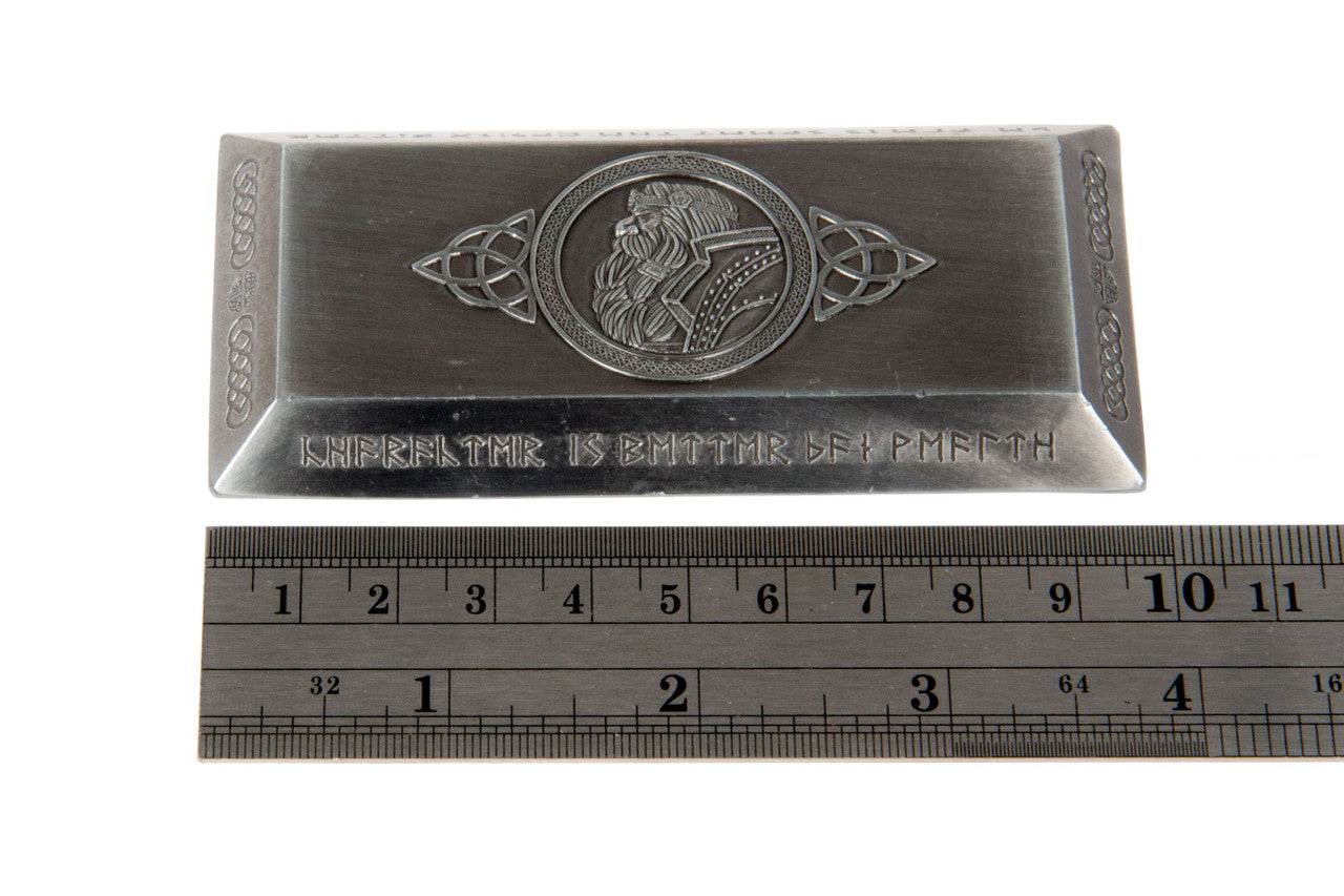 Fantasy Coins - Large Antique Silver Dwarven Bar (1) - 
