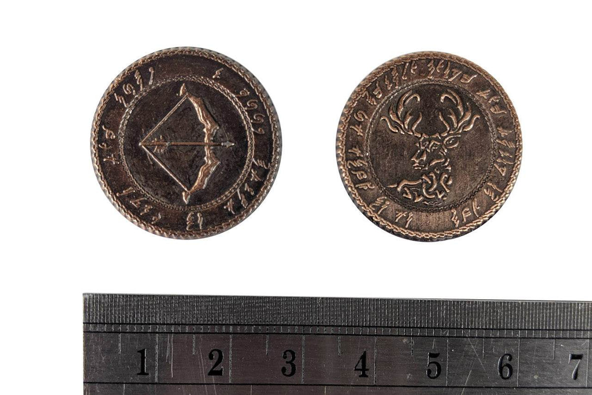 Fantasy Coins - Elven Copper Piece - 