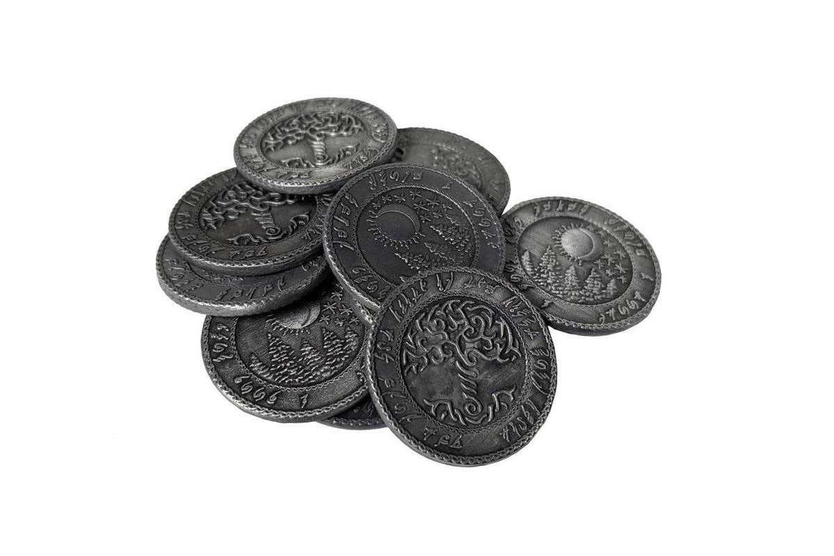 Fantasy Coins - Elven Silver Piece - 