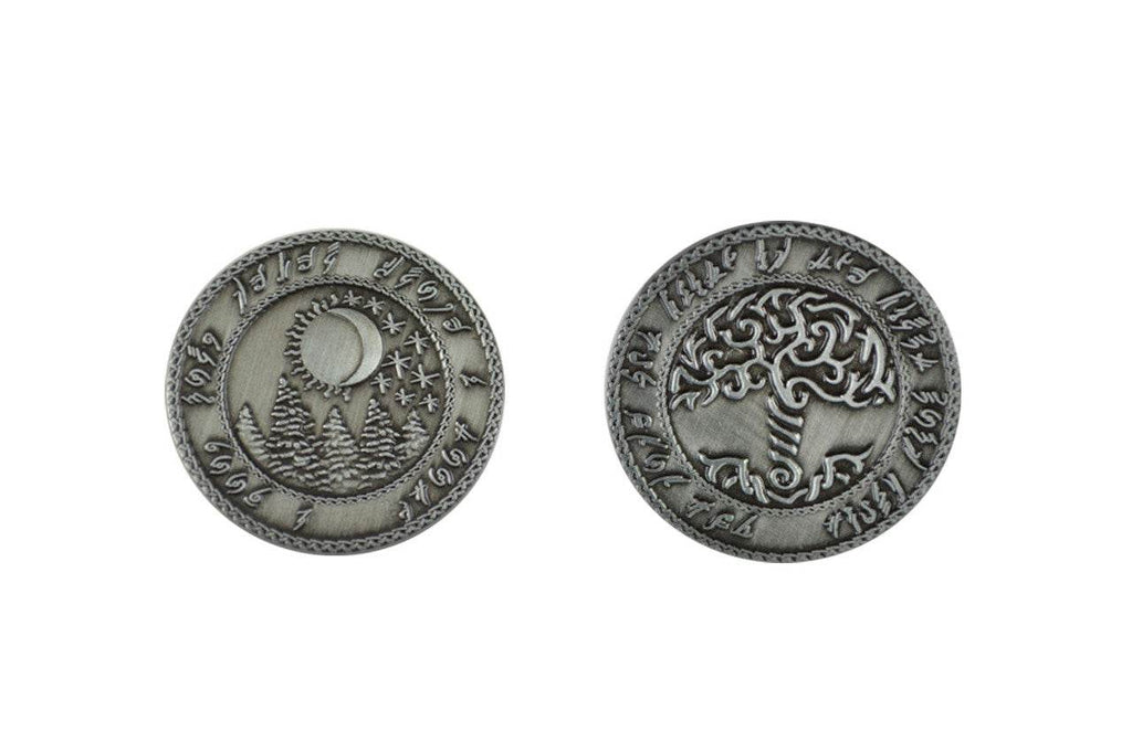 Fantasy Coins - Elven Silver Piece - 