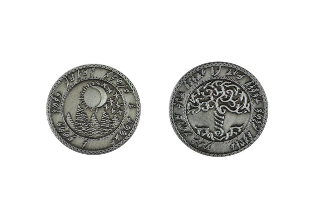 Fantasy Coins - Elven Silver Piece - 