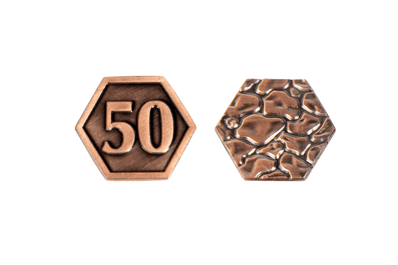 Fantasy Coins - Dungeon Floor 50 Value - 