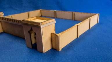 28mm Temple Walls (MDF) - 28MMDF160-2 - 