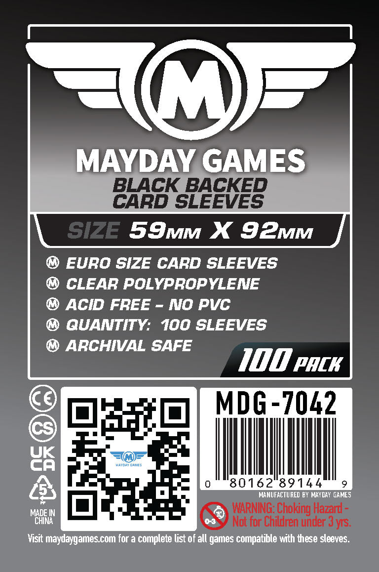 Euro Game Card Sleeves (59x92mm) Standard 7028 or Premium 7029