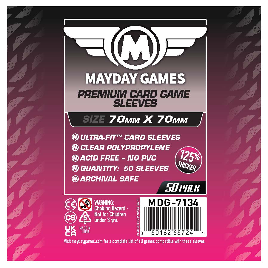 Square Small Card Sleeves (70x70mm)