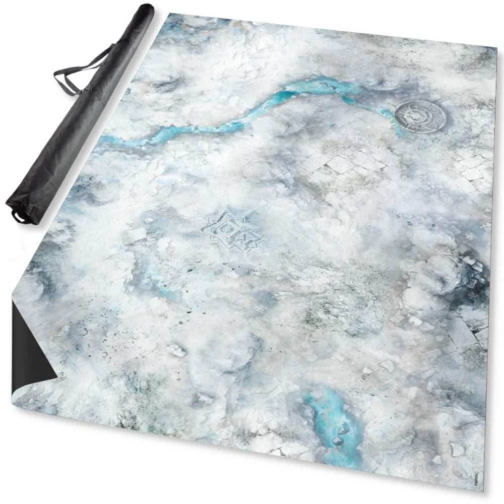 Terrain Crate Gaming Mat: Snowfield 6' × 4' - 