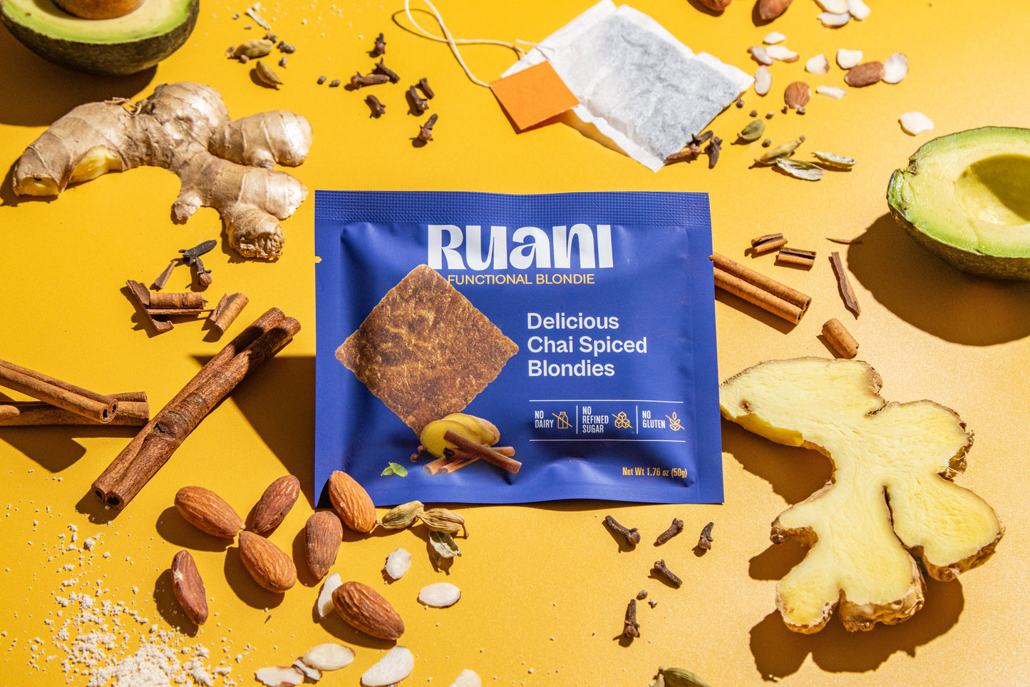 6 Pack Delicious Chai Spiced Blondie