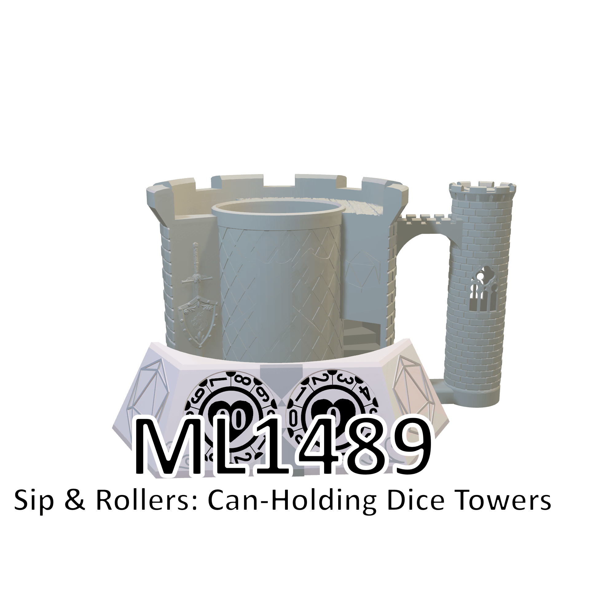 Druid Mug & Dice Tower - Tier 1 / Included