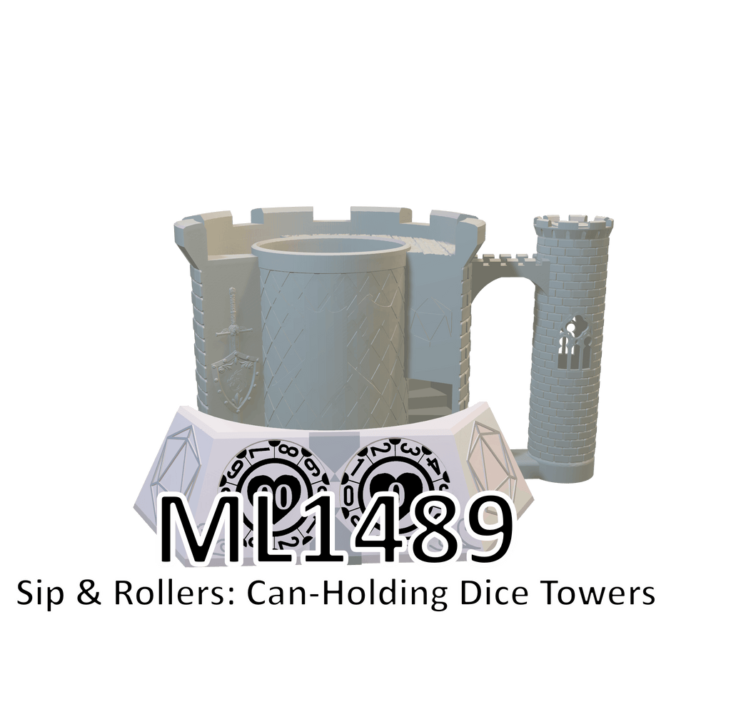 Barbarian Mug & Dice Tower - Tier 1 / Included