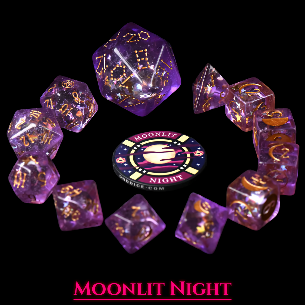Moonlit Night Dice Set