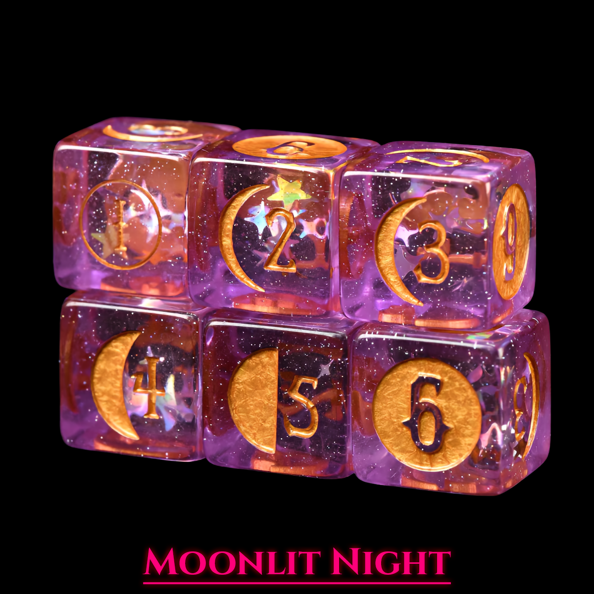 Moonlit Night Dice Set