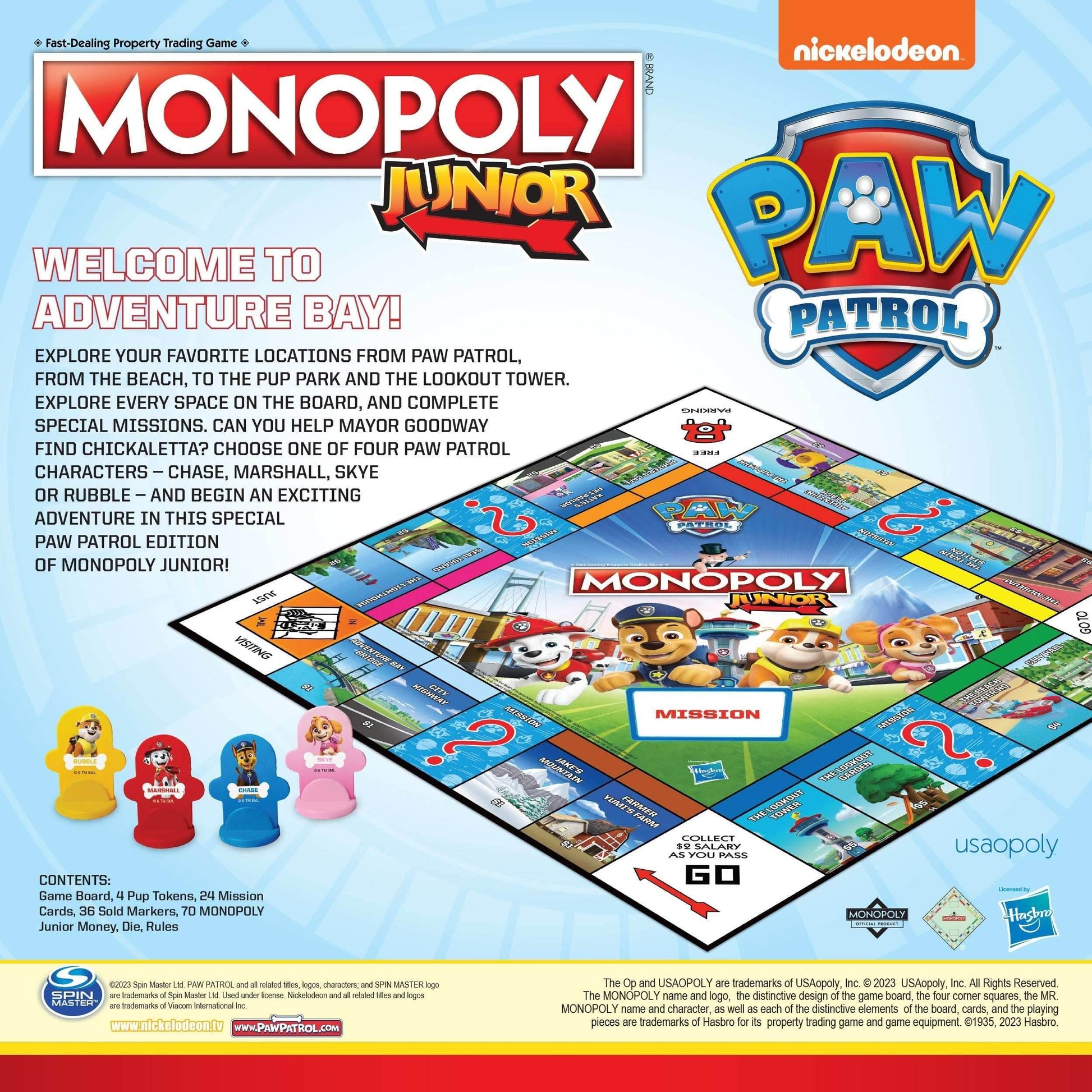 MONOPOLY JR®: PAW Patrol - 
