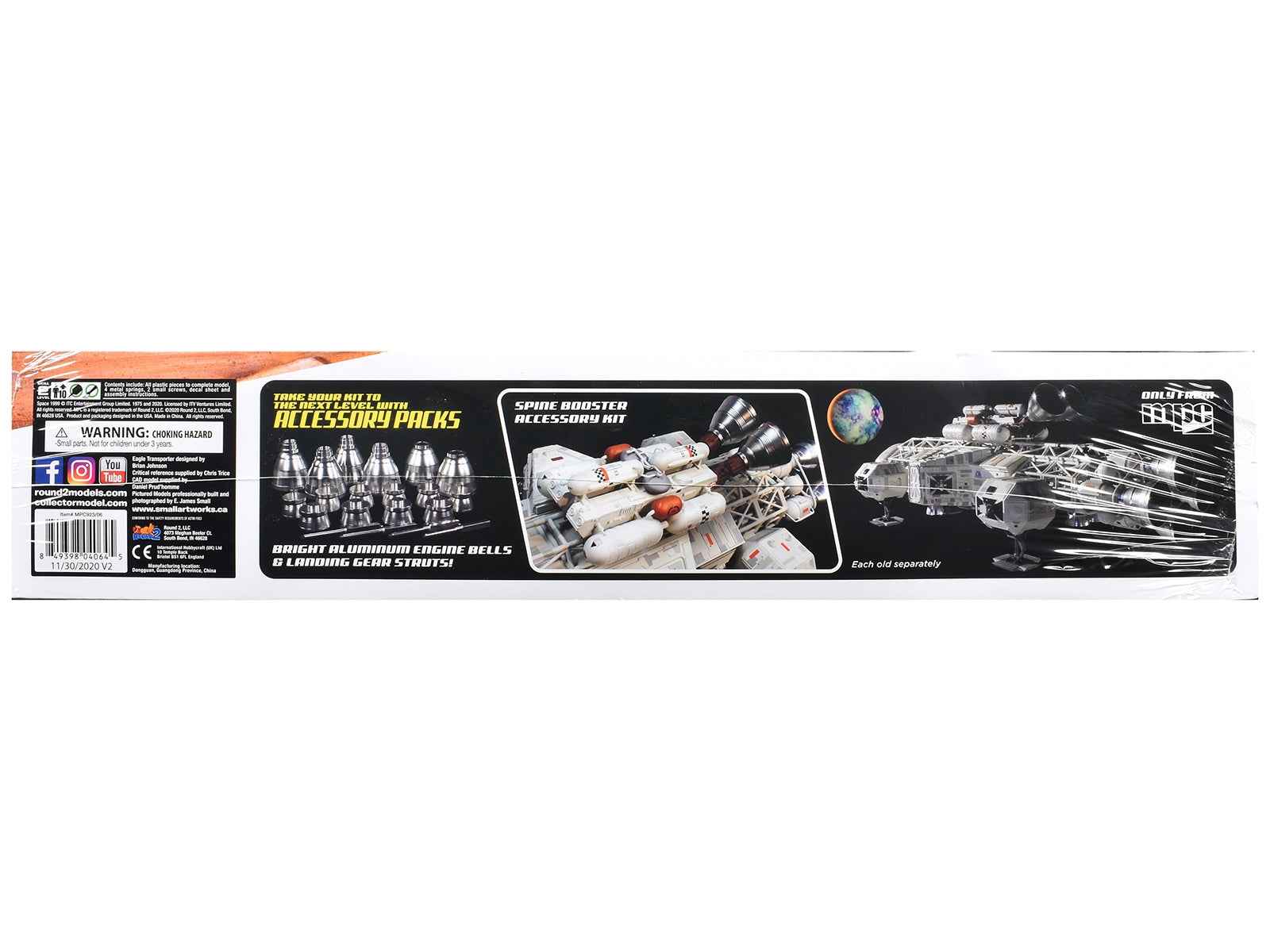 Skill 2 Model Kit Eagle 2 Laboratory Pod "Space: 1999" (1975-1977) TV Series 1/48 Scale Model by MPC