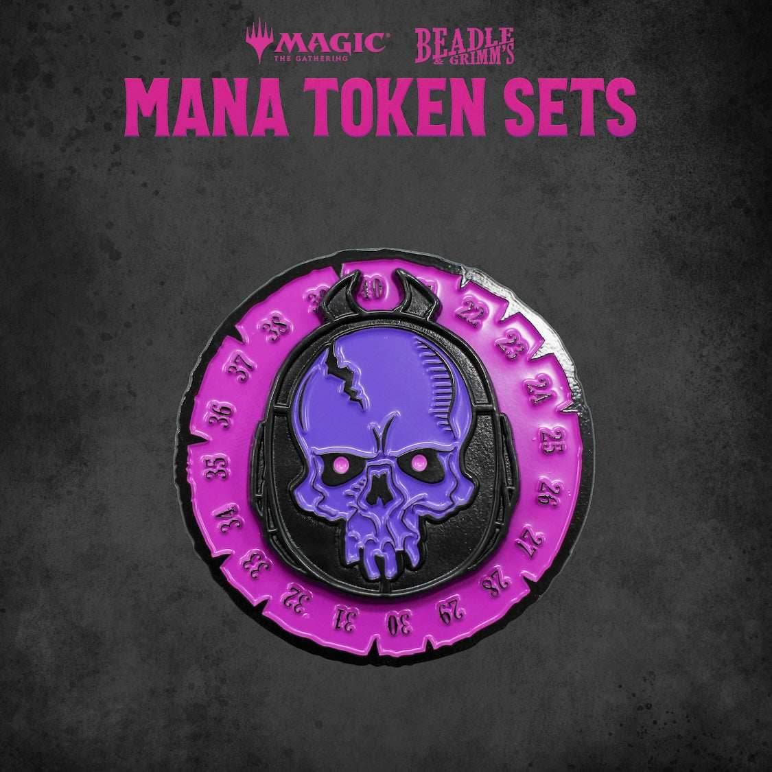 Black Mana Token Set (MTG) - 