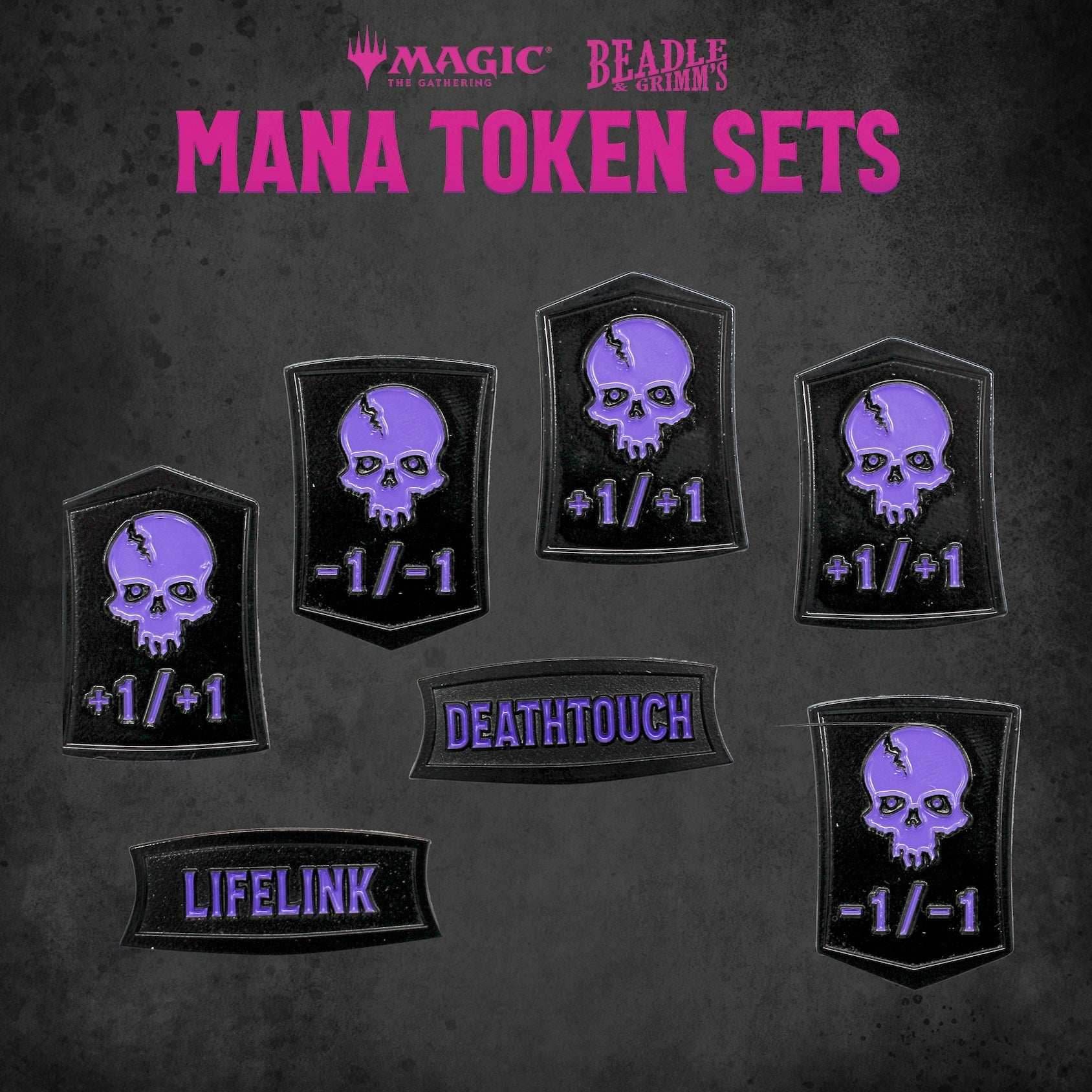 Black Mana Token Set (MTG) - 