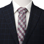 Marvel Captain America Gray Stripe Men's Tie