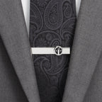Marvel Deadpool Silver Mask Tie Bar