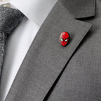 Marvel Spider-Man 3 Pack Socks and Lapel Pin Gift Set