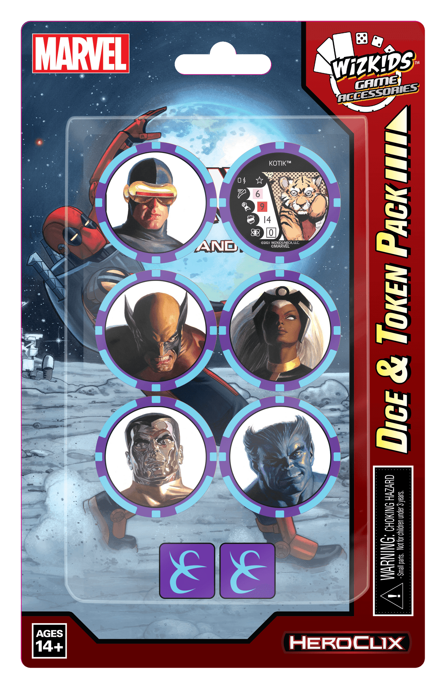 HeroClix: X-Men - Rise and Fall - Dice and Token Pack - 