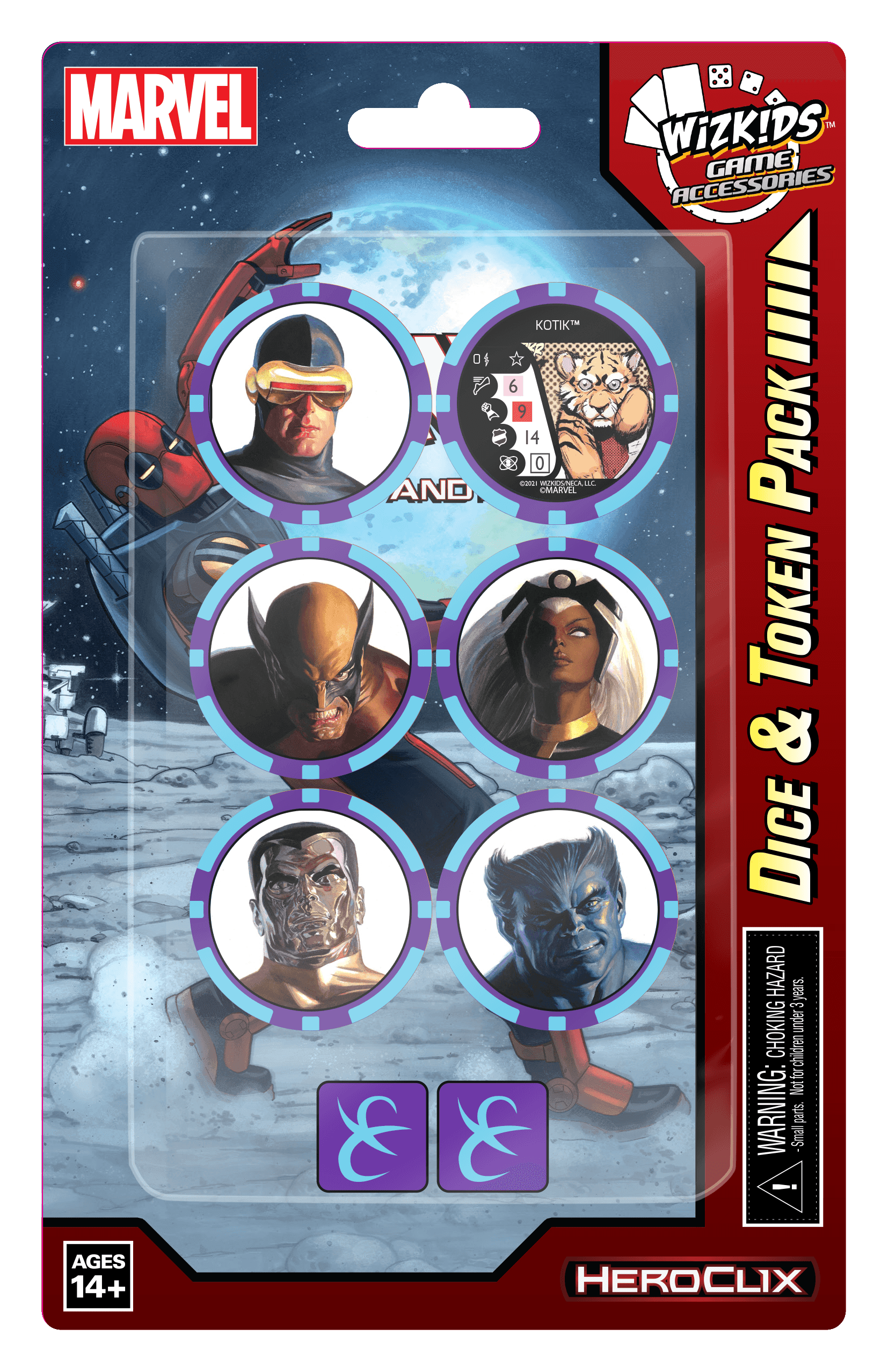 HeroClix: X-Men - Rise and Fall - Dice and Token Pack - 