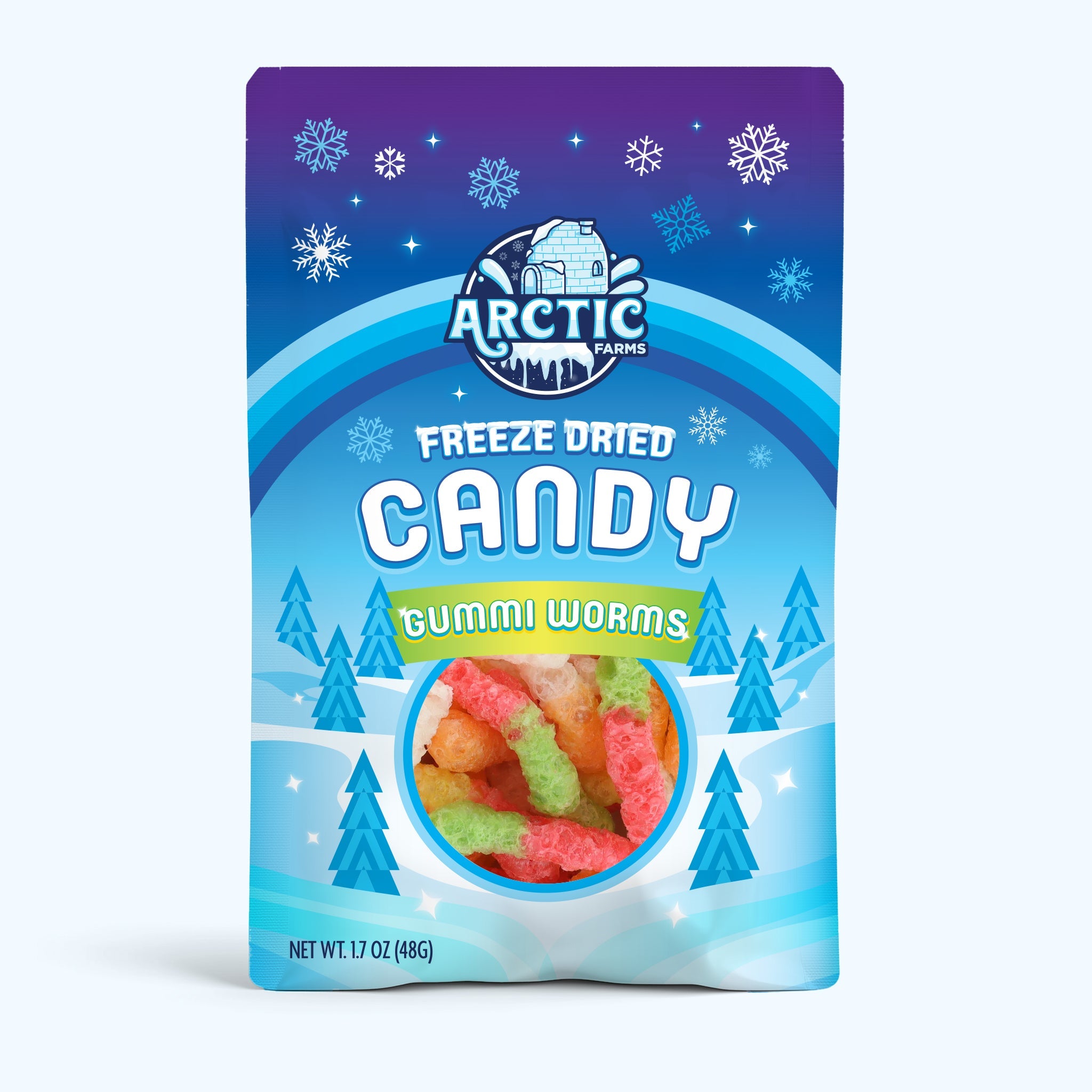 Freeze Dried Gummy Worms