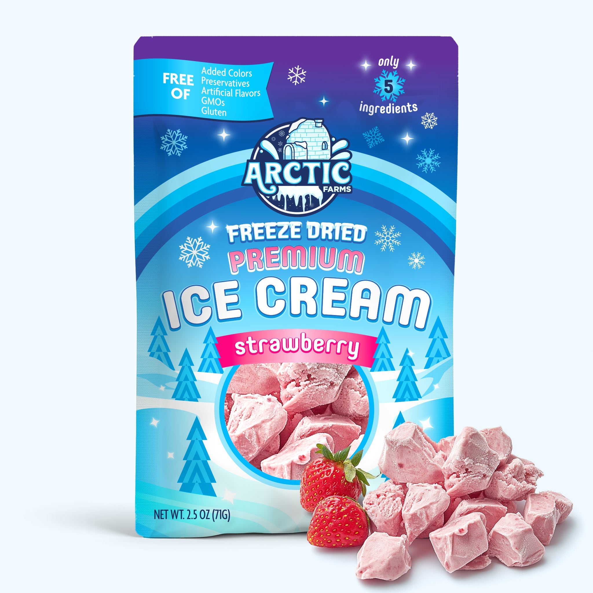 PREMIUM Freeze Dried Ice Cream * Only 5 Ingredients *