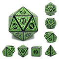 Magic Flame - Green RPG Dice Set - 