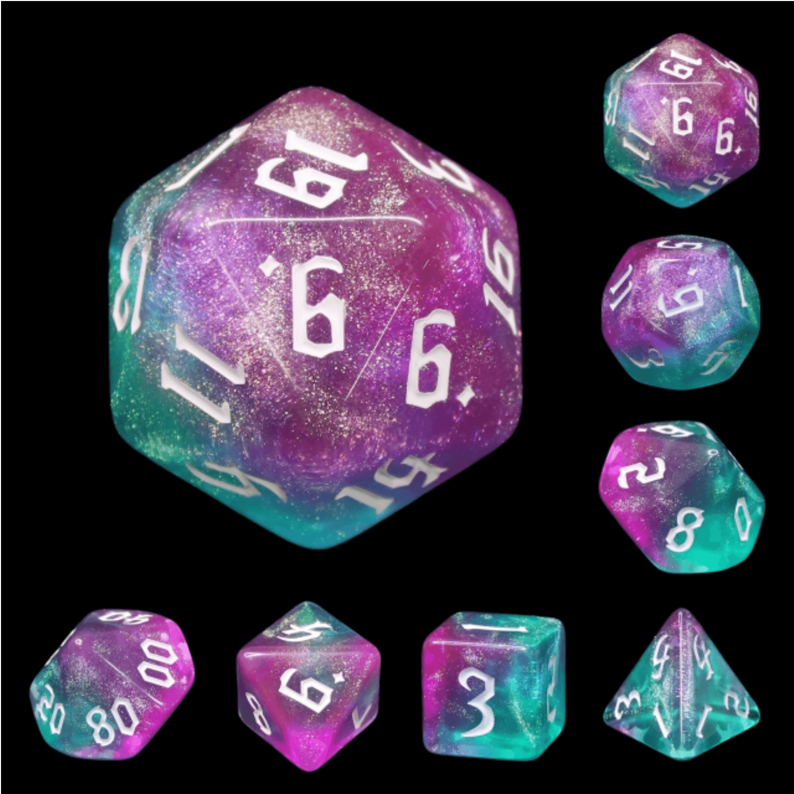 Magic Wand RPG Dice Set - 