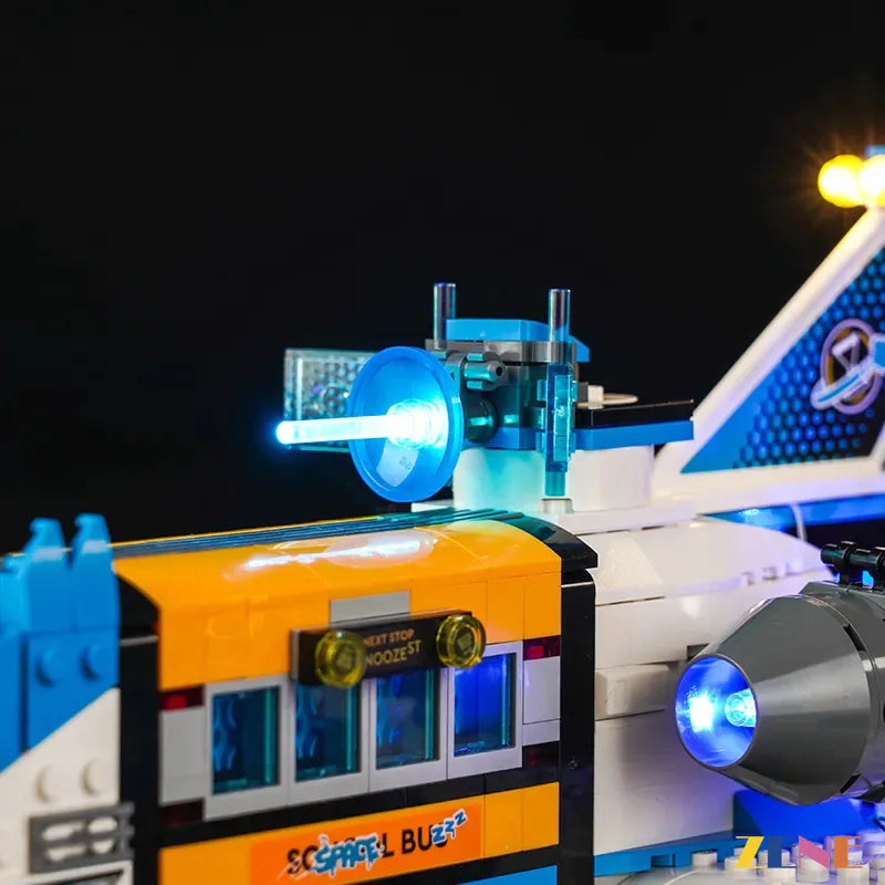 Light Kit for LEGO DREAMZzz Mr. Oz's Spacebus #71460 Spaceship
