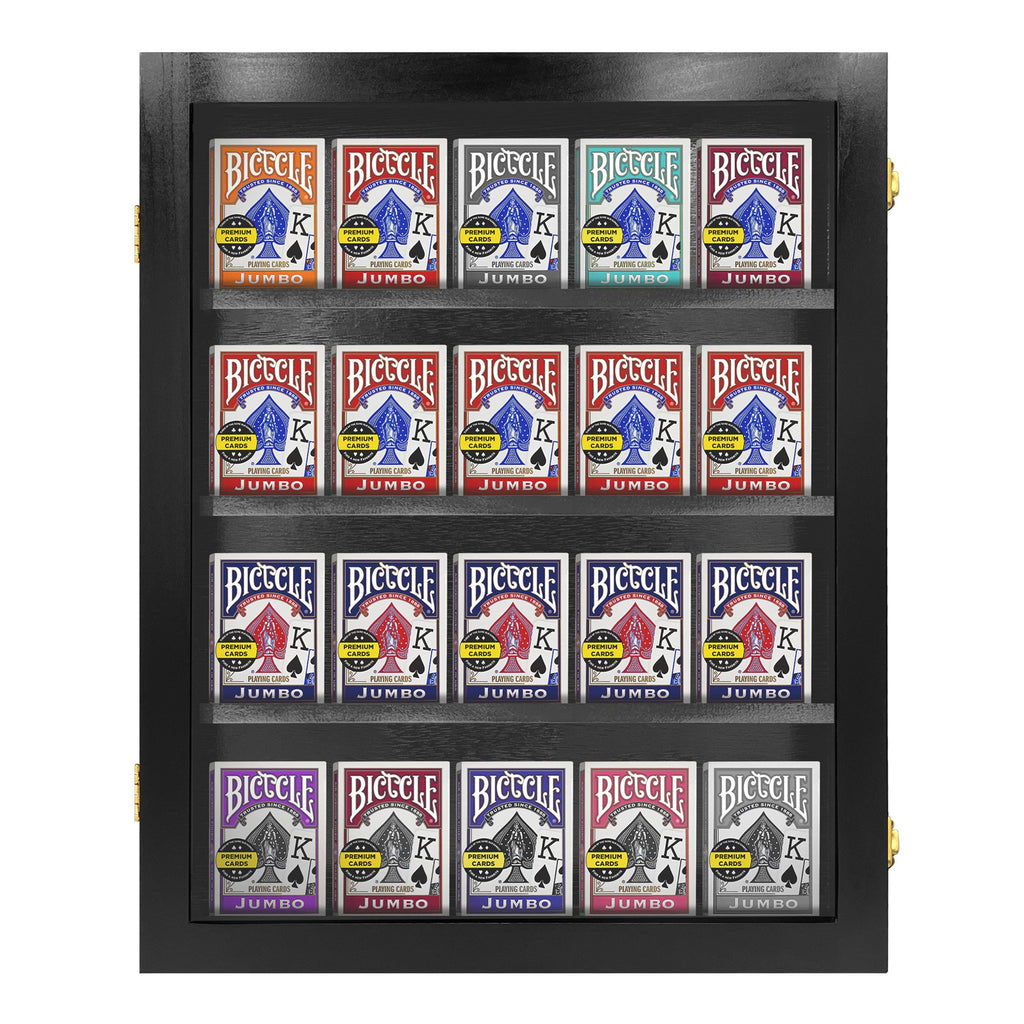 Playing Card Deck Display Case - Holds 20 Decks