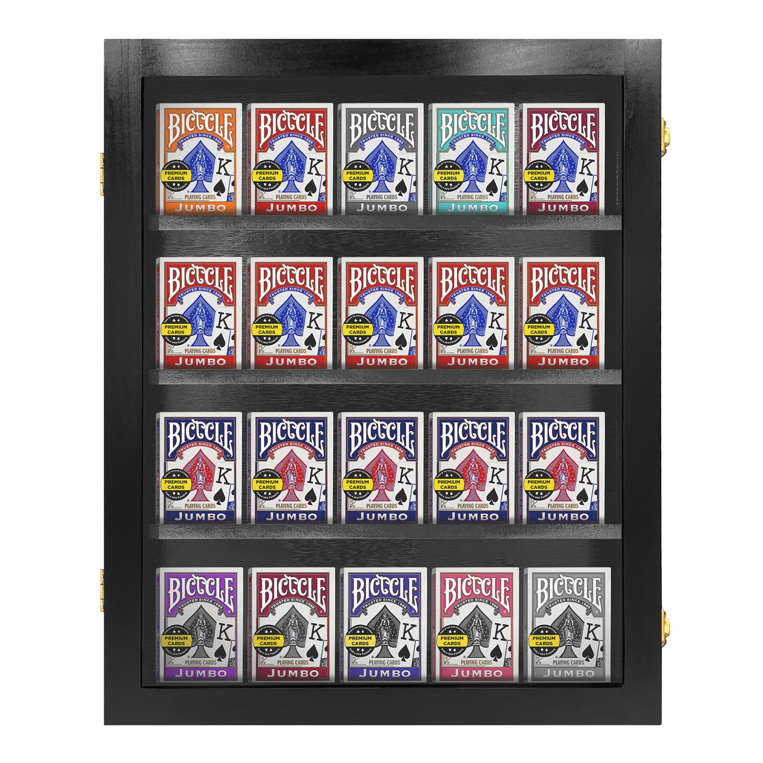 Playing Card Deck Display Case - Holds 20 Decks