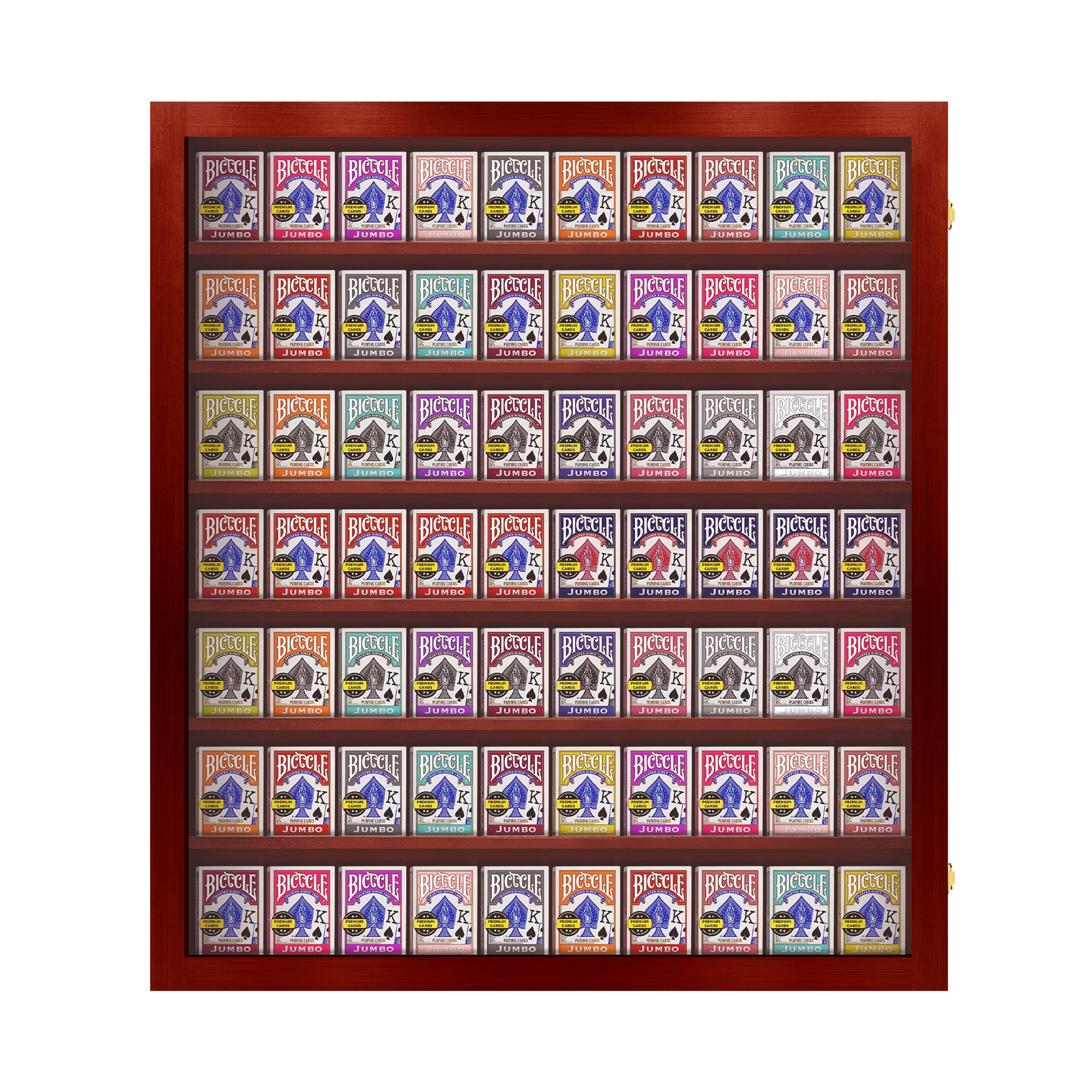 Playing Card Deck Display Case - Holds 70 Decks