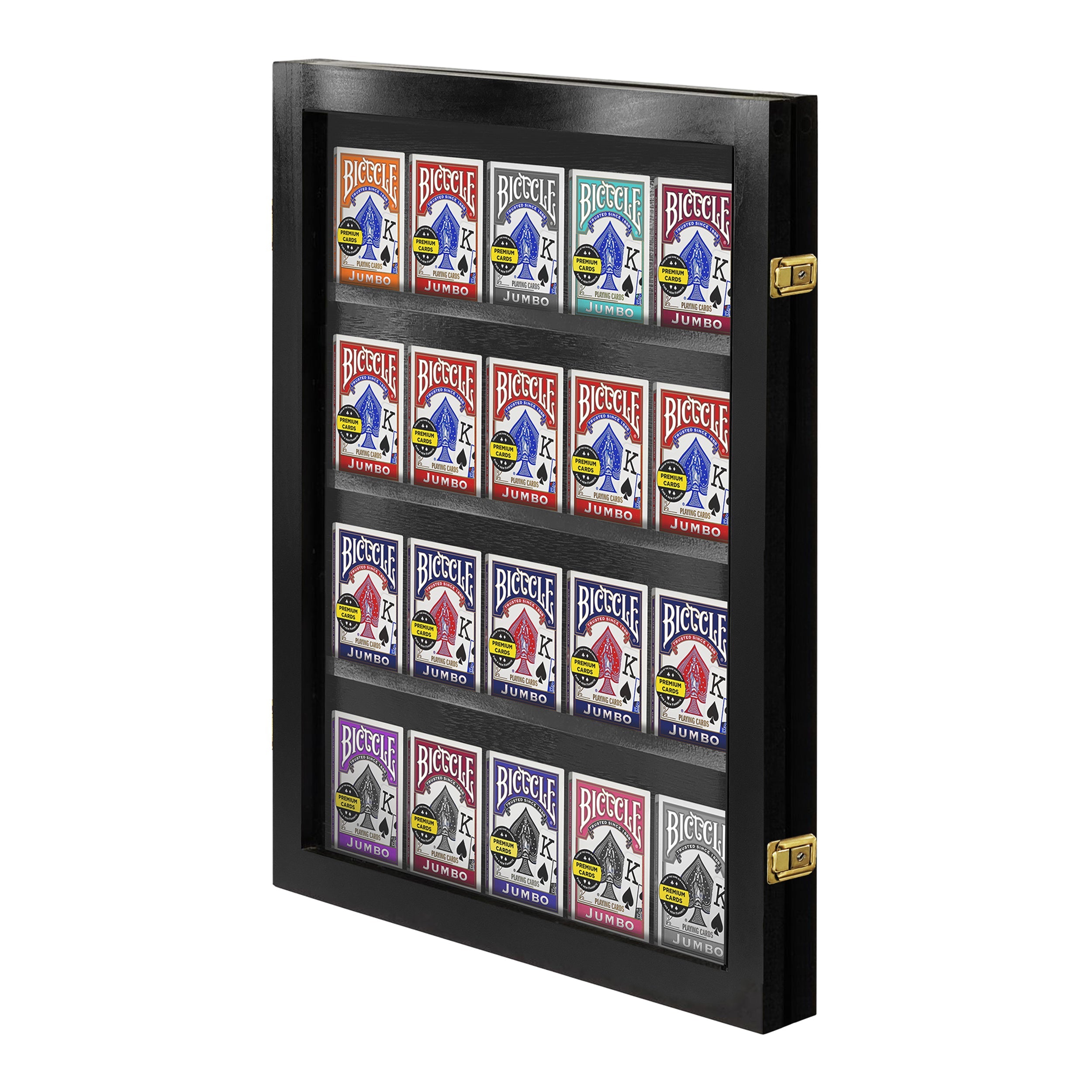 Playing Card Deck Display Case - Holds 20 Decks