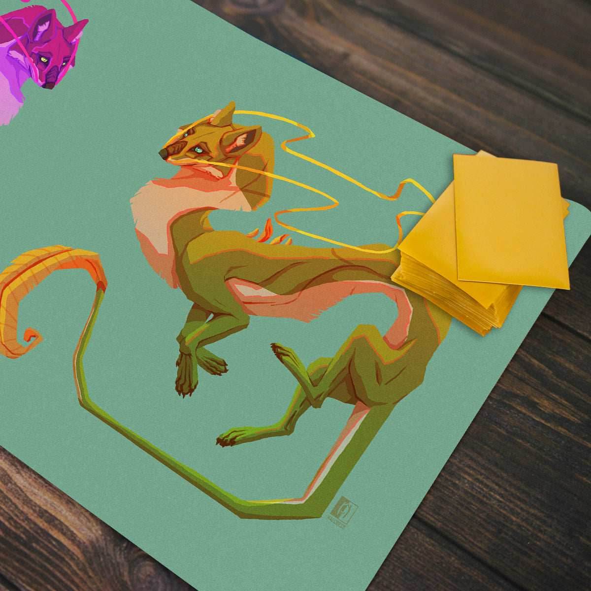 Dhole Dragons Playmat - Standard Playmat / Plain
