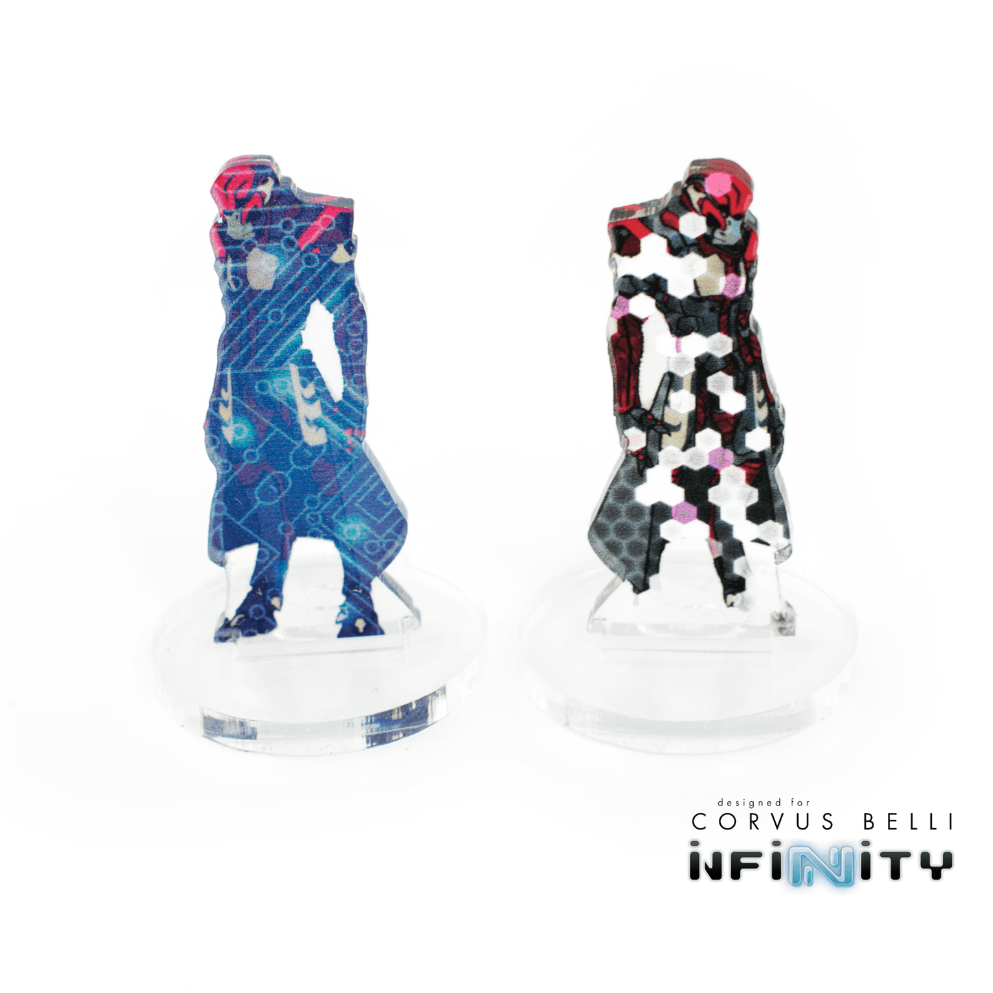 Infinity 3D Markers - Malignos (2x 25mm Camo -6 & Cybermask)