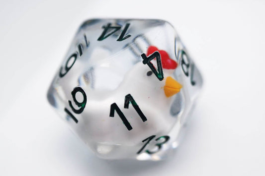 Foam Brain Games 30mm Large D20 - Big Mama Hen - 