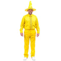 Curious Monkey Man in The Yellow Hat Costume Halloween Costume Cosplay - S