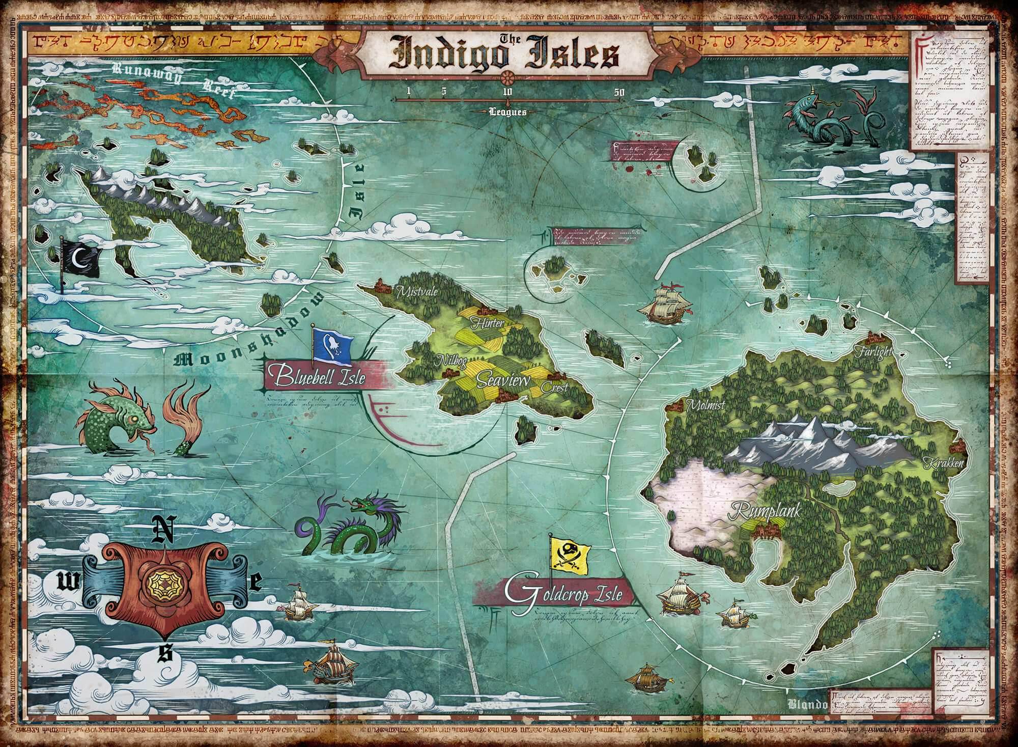 Jewel of the Indigo Isles for Foundry VTT - Pathfinder 2nd Edition / Foundry VTT Module Only