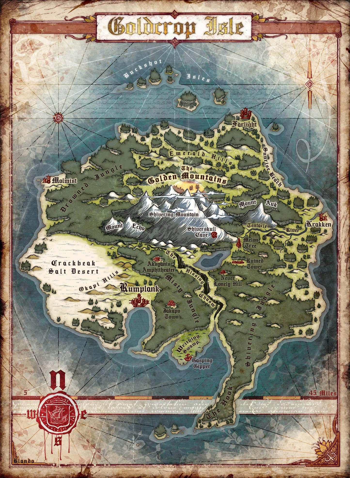 Jewel of the Indigo Isles Hardcover & PDF - Pathfinder 2nd Edition / Hardcover & PDF