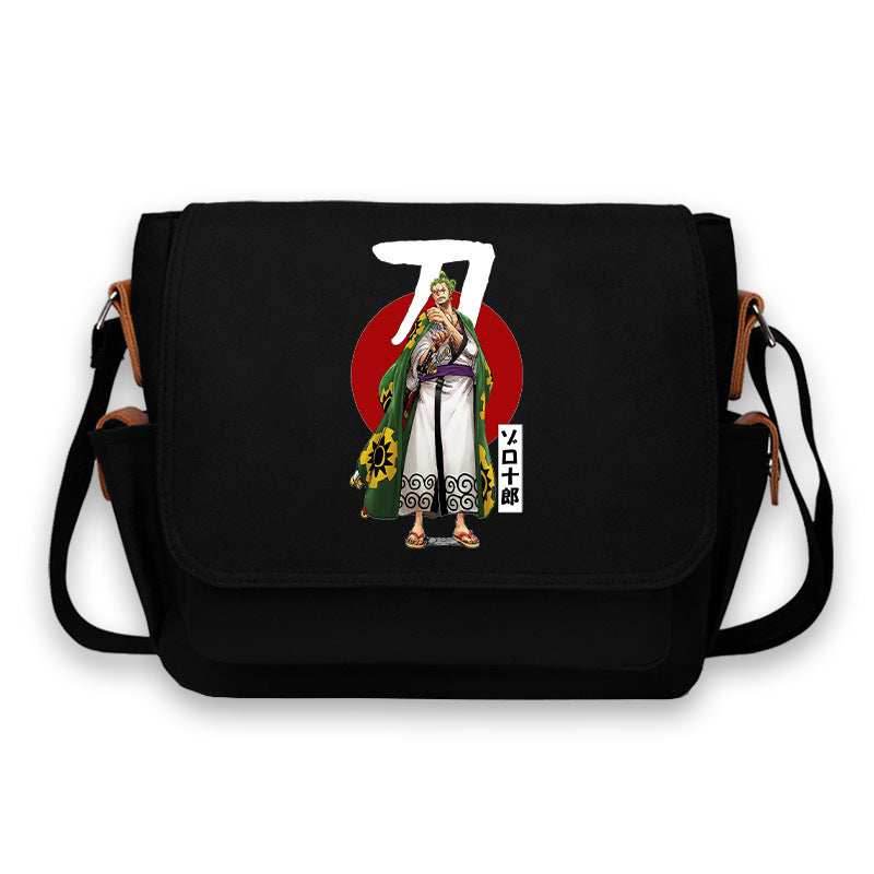 Roronoa Messenger Bag - Black