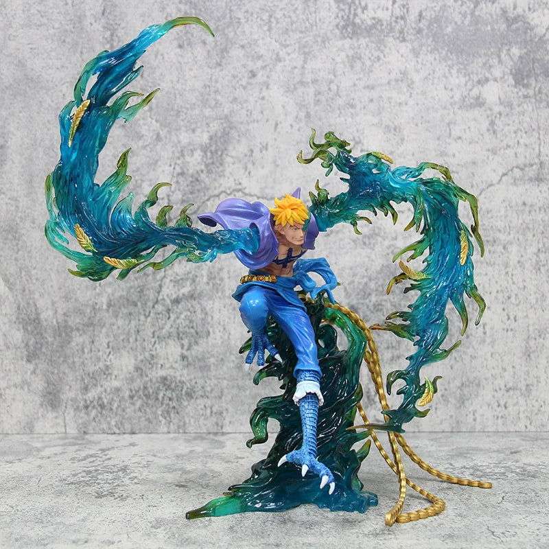 Marco the Phoenix Anime Figurine, One Piece Figures Action Toys Flying Marco PVC 33 cm