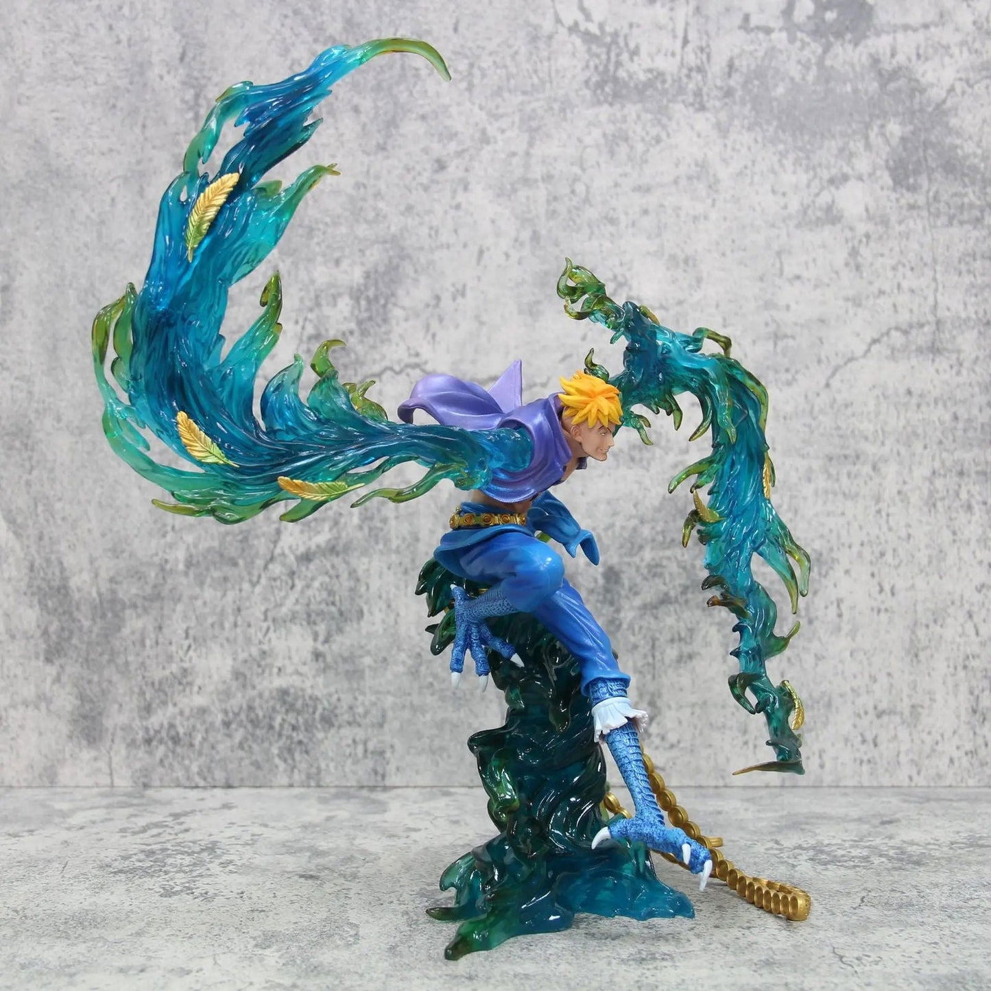 Marco the Phoenix Anime Figurine, One Piece Figures Action Toys Flying Marco PVC 33 cm